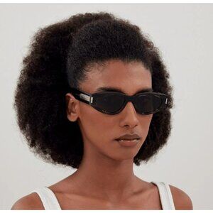 NEW SAINT LAURENT SL618 001 WOMEN BLACK SUNGLASSES SL 618 001